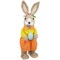 Northlight Standing Girl Rabbit with Easter Egg Figure - 15" - Orange and Green